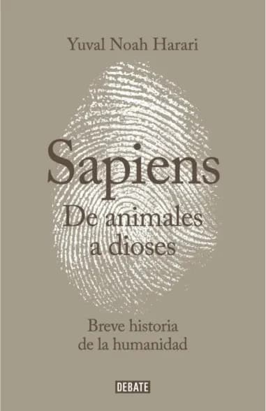 Portada ampliada de Sapiens. De animales a dioses