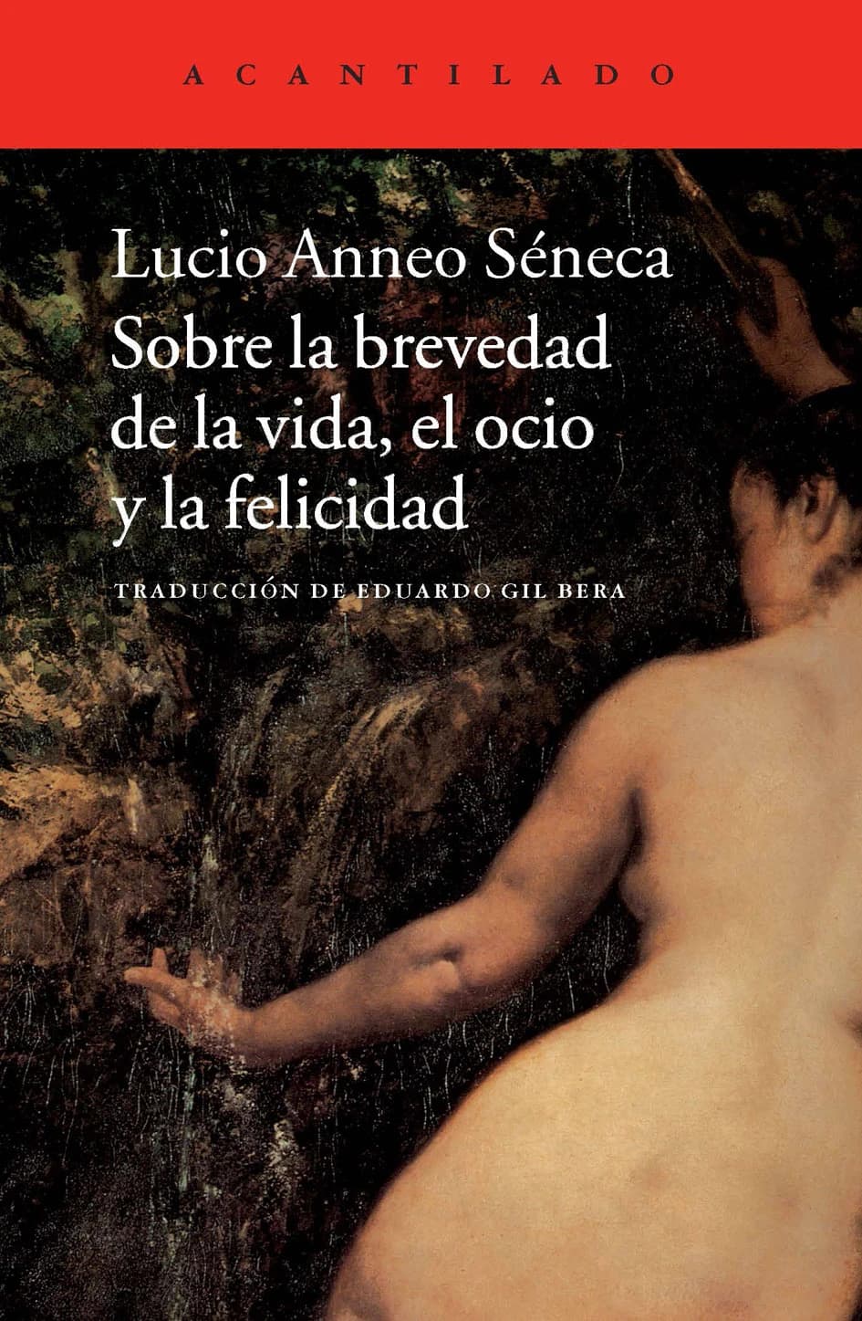 Portada ampliada de Sobre la brevedad de la vida, el ocio y la felicidad